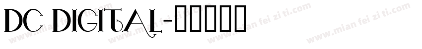 DC DIGITAL字体转换